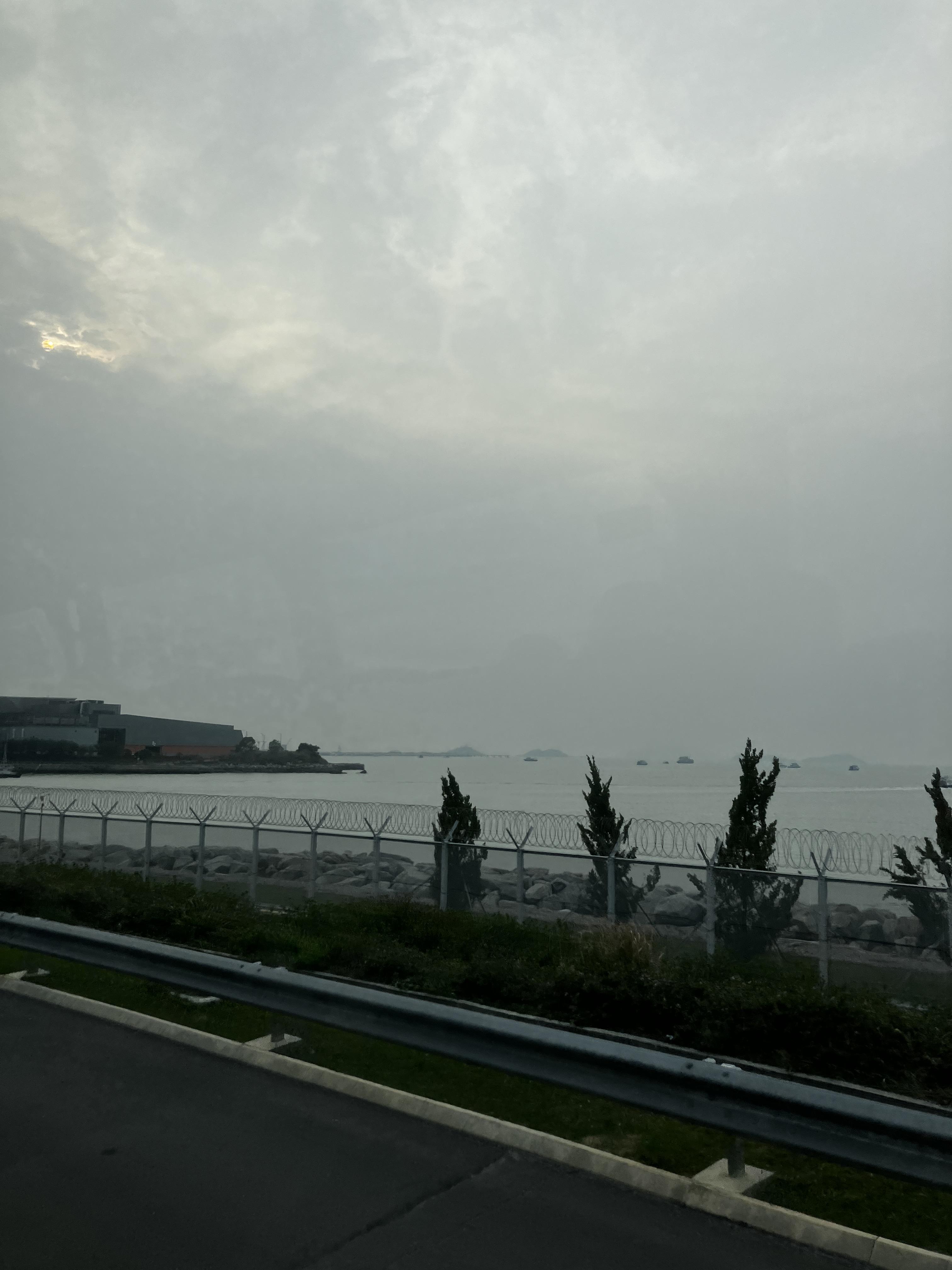 강주아오대교에서 사진들