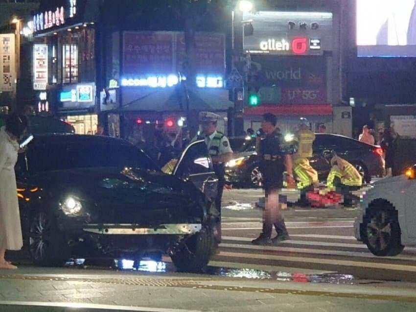 시청역 사고 현장 사망자 동승자 블랙박스 원본