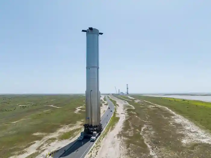 Super Heavy Booster 7의 모습 (출처: Starship Space X Wiki)