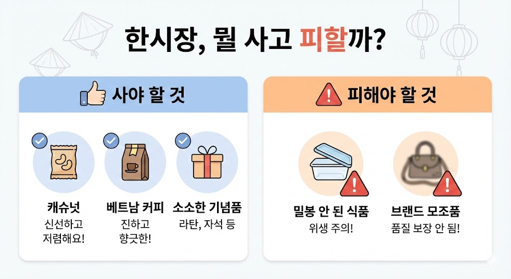 다낭 한시장 추천템 TOP15 ｜초보자도 &ldquo;실패 없는&rdquo; 쇼핑 리스트(2026)