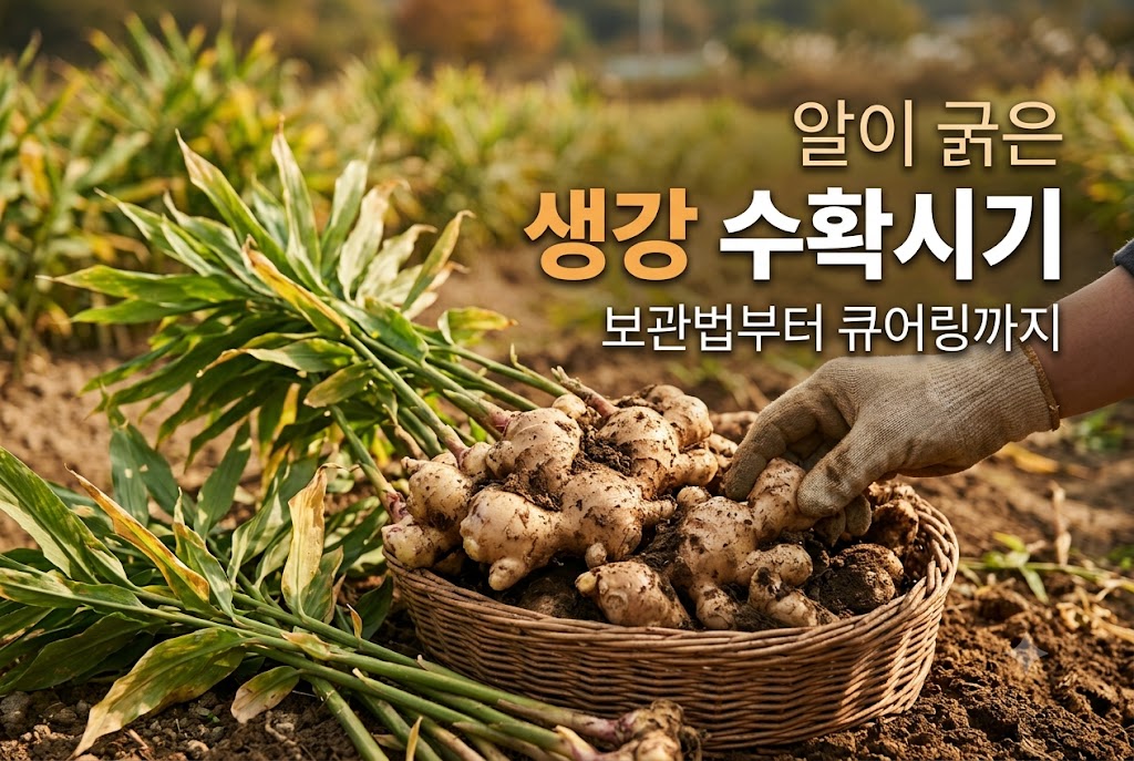 생강 수확시기