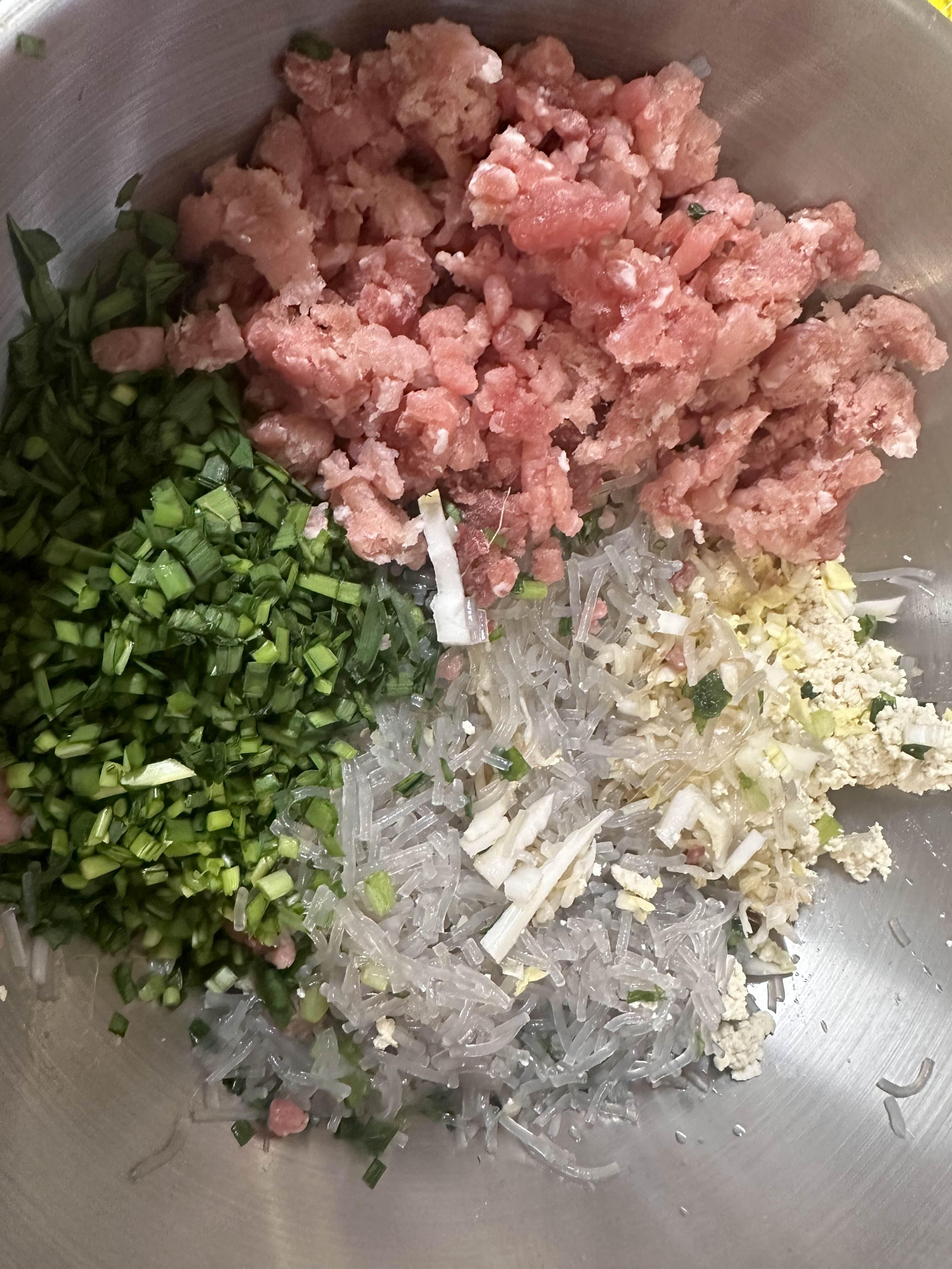 만두속 황금레시피 만두 만들기