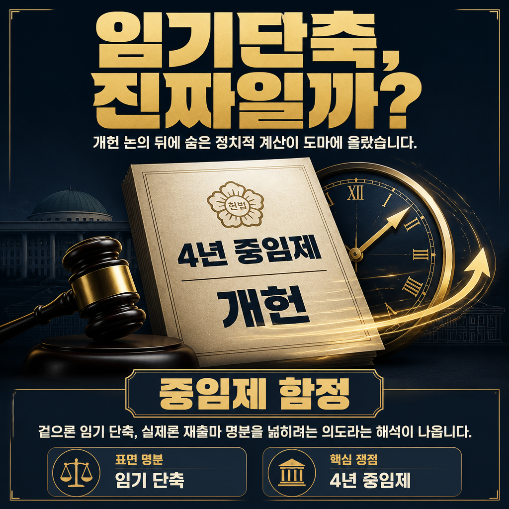 임기단축, 진짜일까?