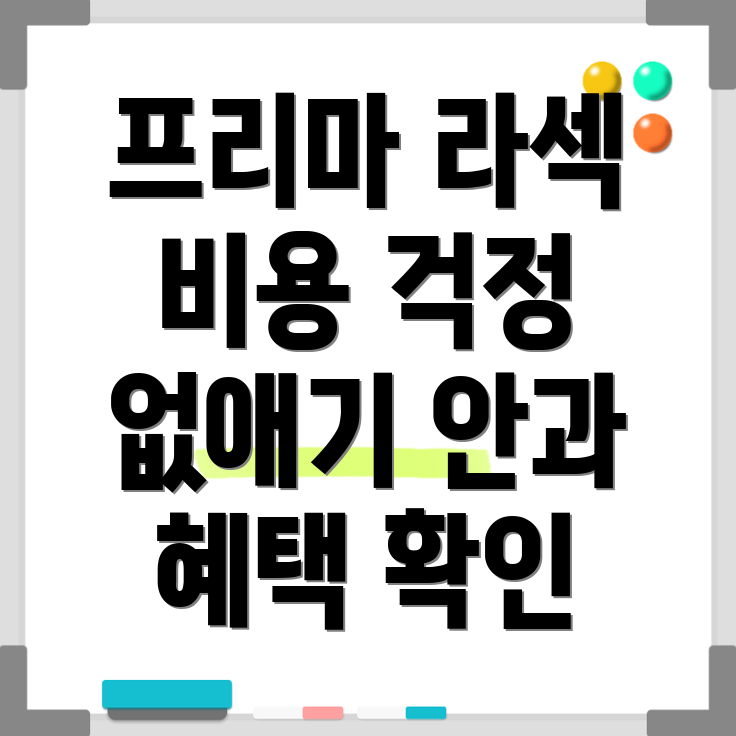 프리마 라섹 비용