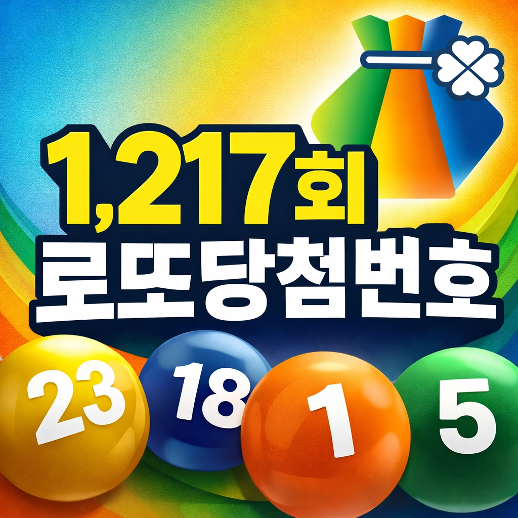 1,217회 로또당첨번호