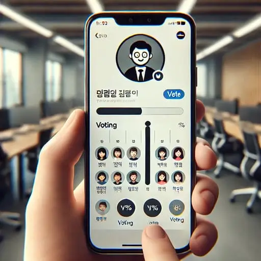 카톡 투표