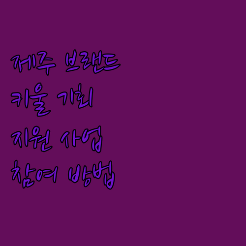 제주 로컬 브랜드 키울 절호의 기회!..