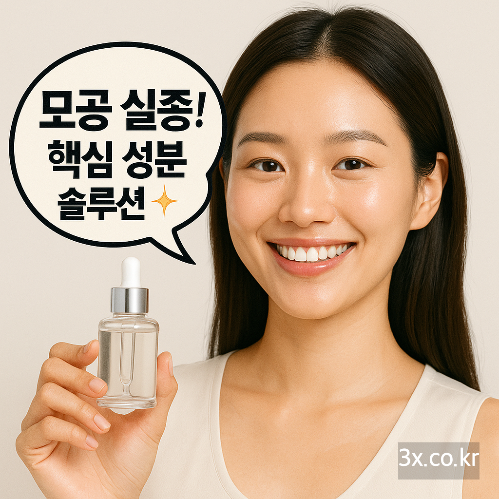모공 실종! 핵심 성분 솔루션 ✨