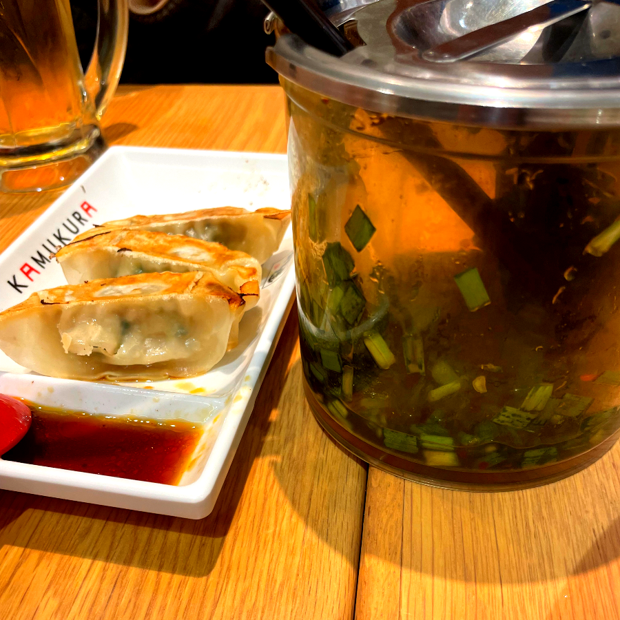 교토 포르타 도톤보리 카무쿠라 라멘 부추