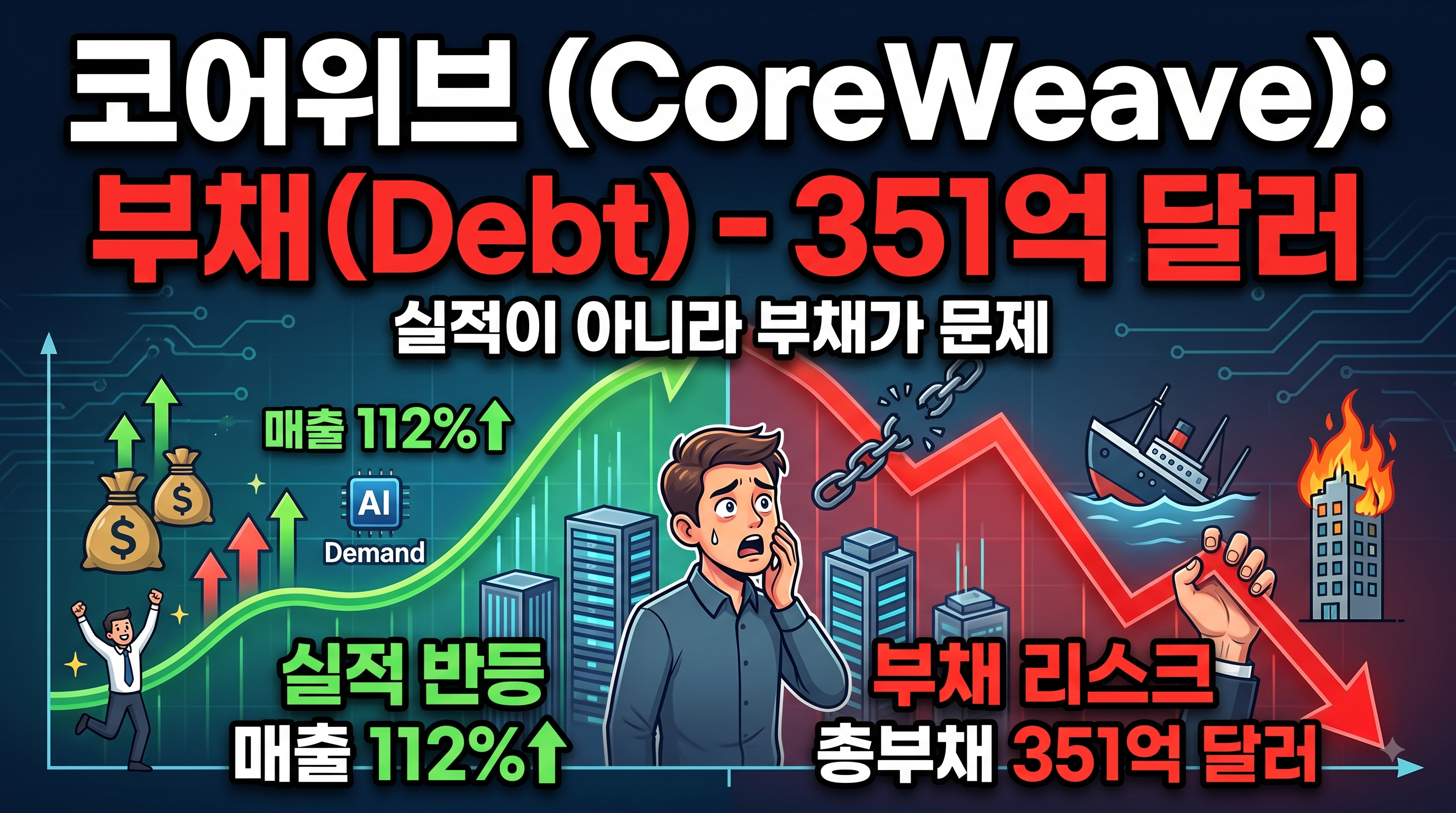 코어위브 반토막 이후 반등