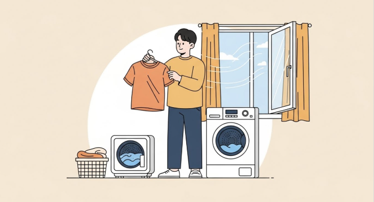 장마철 1인 가구 세탁 꿀팁