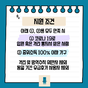코로나 19 생활지원금 지원 조건