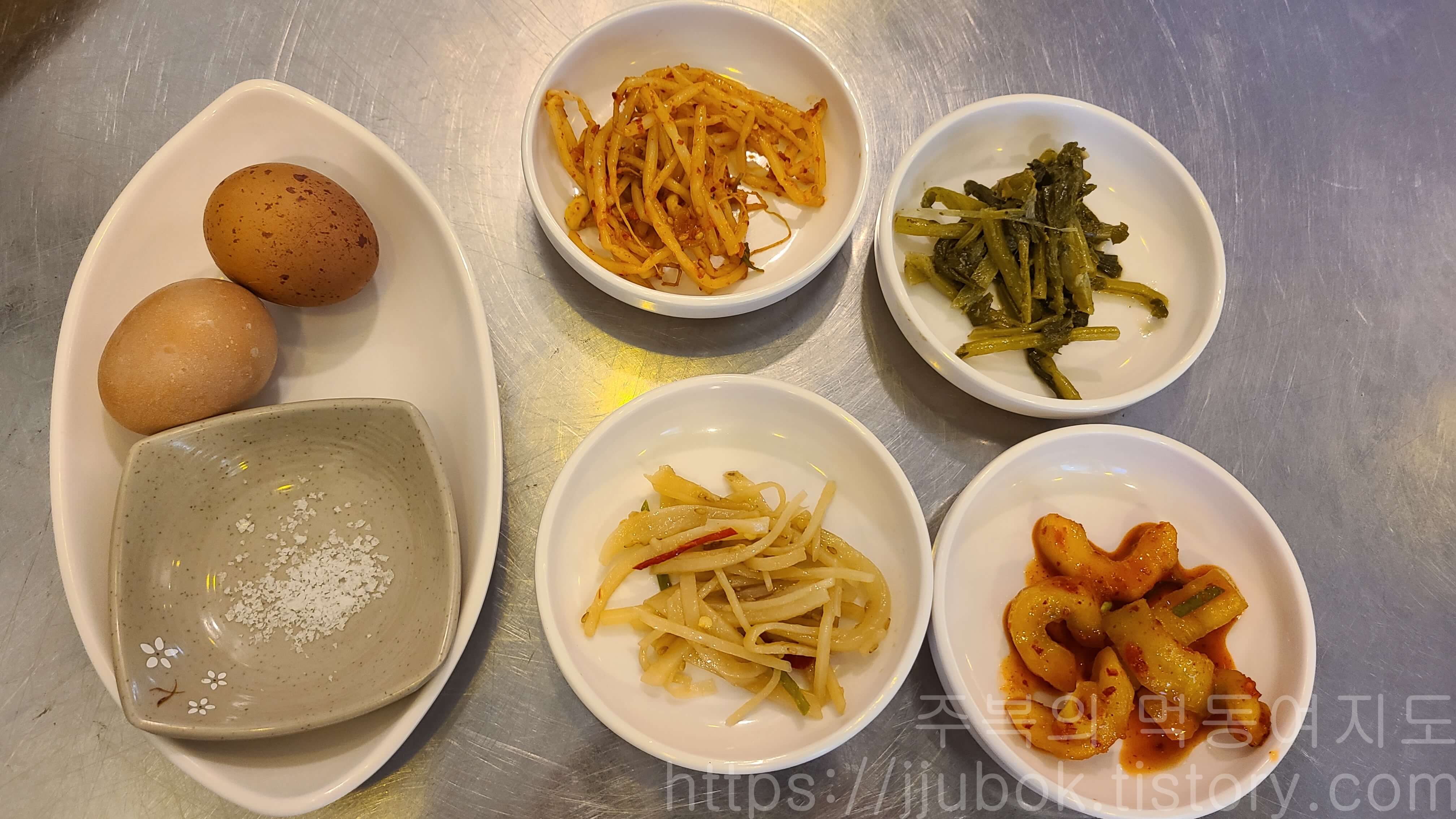 계산동-3번출구포차-밑반찬-세팅