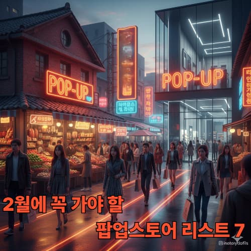 2월 힙 성지! 신당동·한남동 팝업스토어 총정리