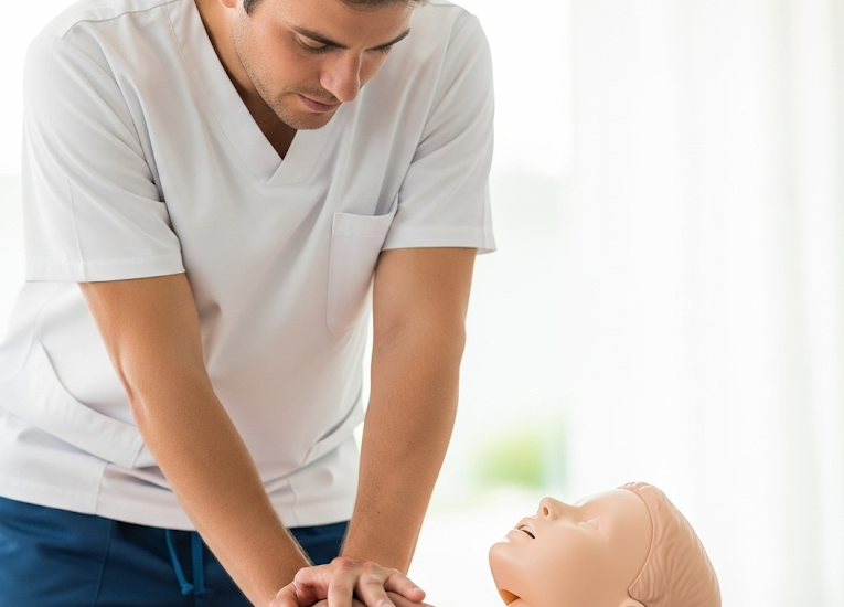 심폐소생술 기본 절차 이미지