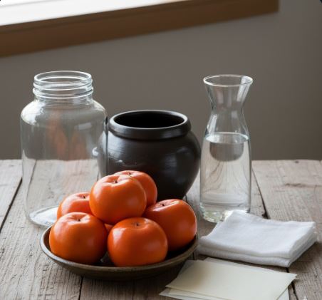 대봉감식초 만들기 재료