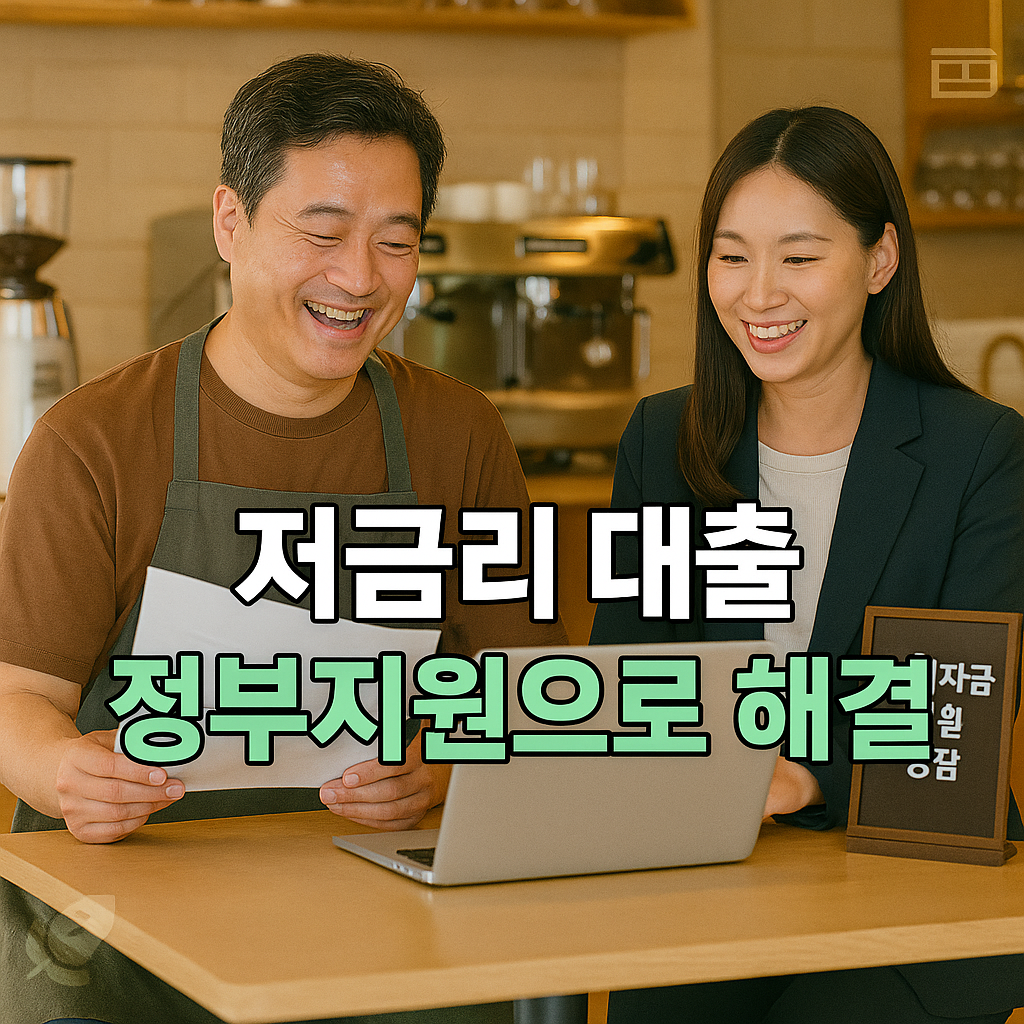 저금리 대출로 희망 찾는 소상공인