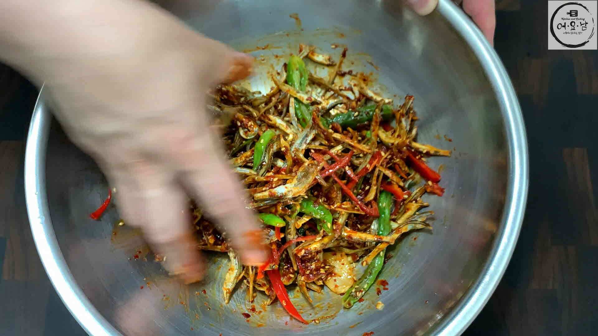 마른멸치무침_버무리기2