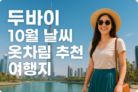 두바이 10월 날씨 옷차림 추천 여행지