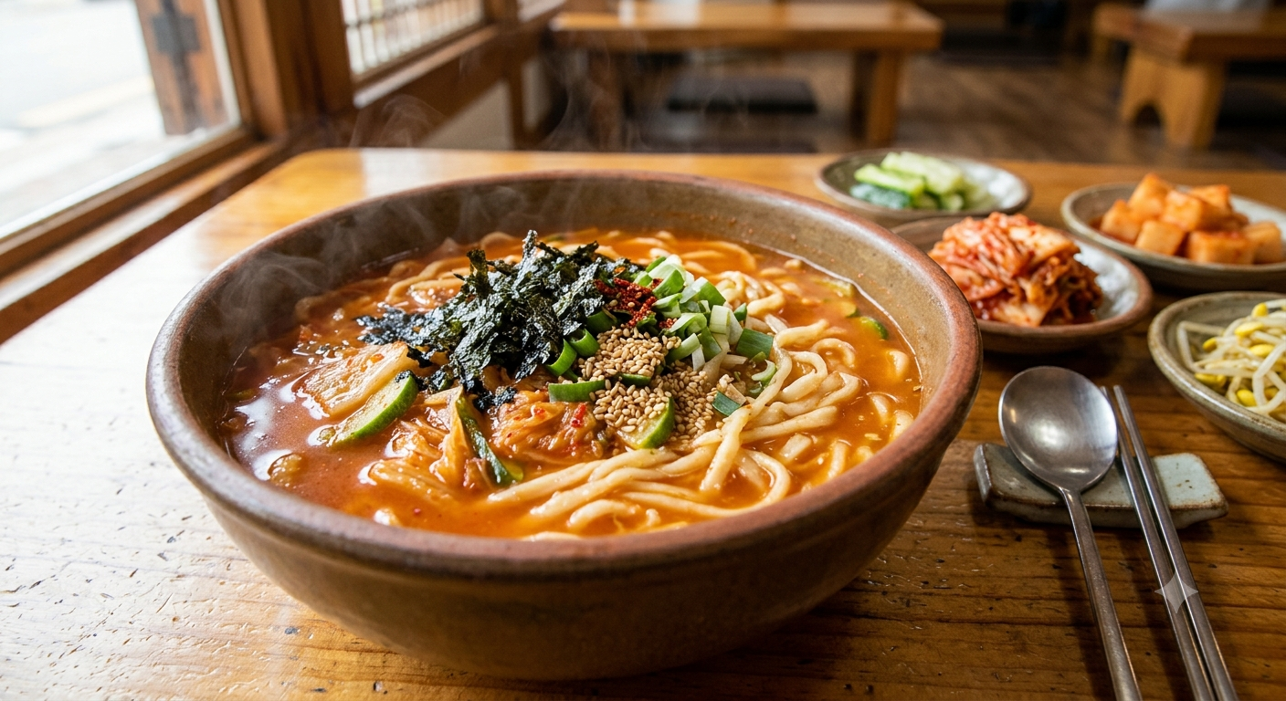 김치칼국수
