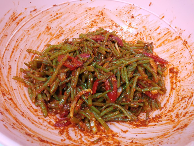 고구마순김치담그는법