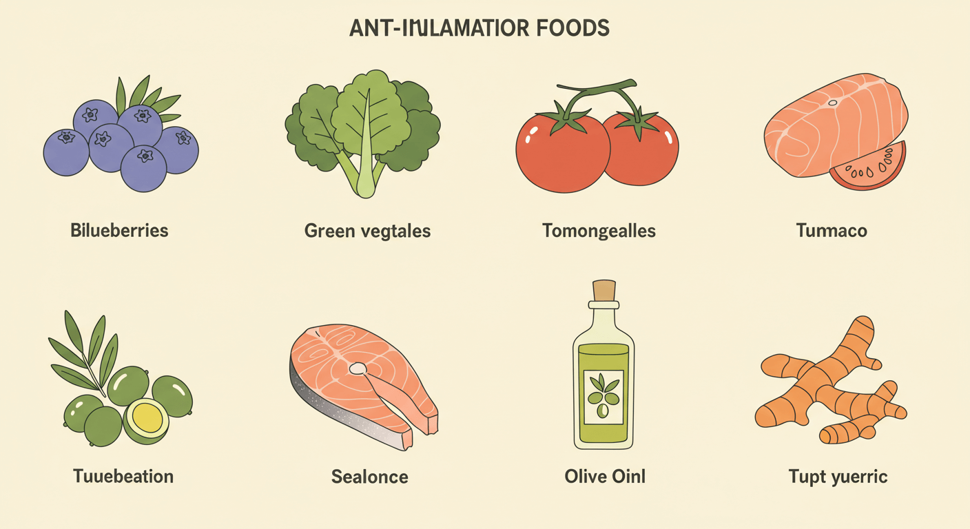 항염증 식단: 몸속 염증을 줄이는 식사