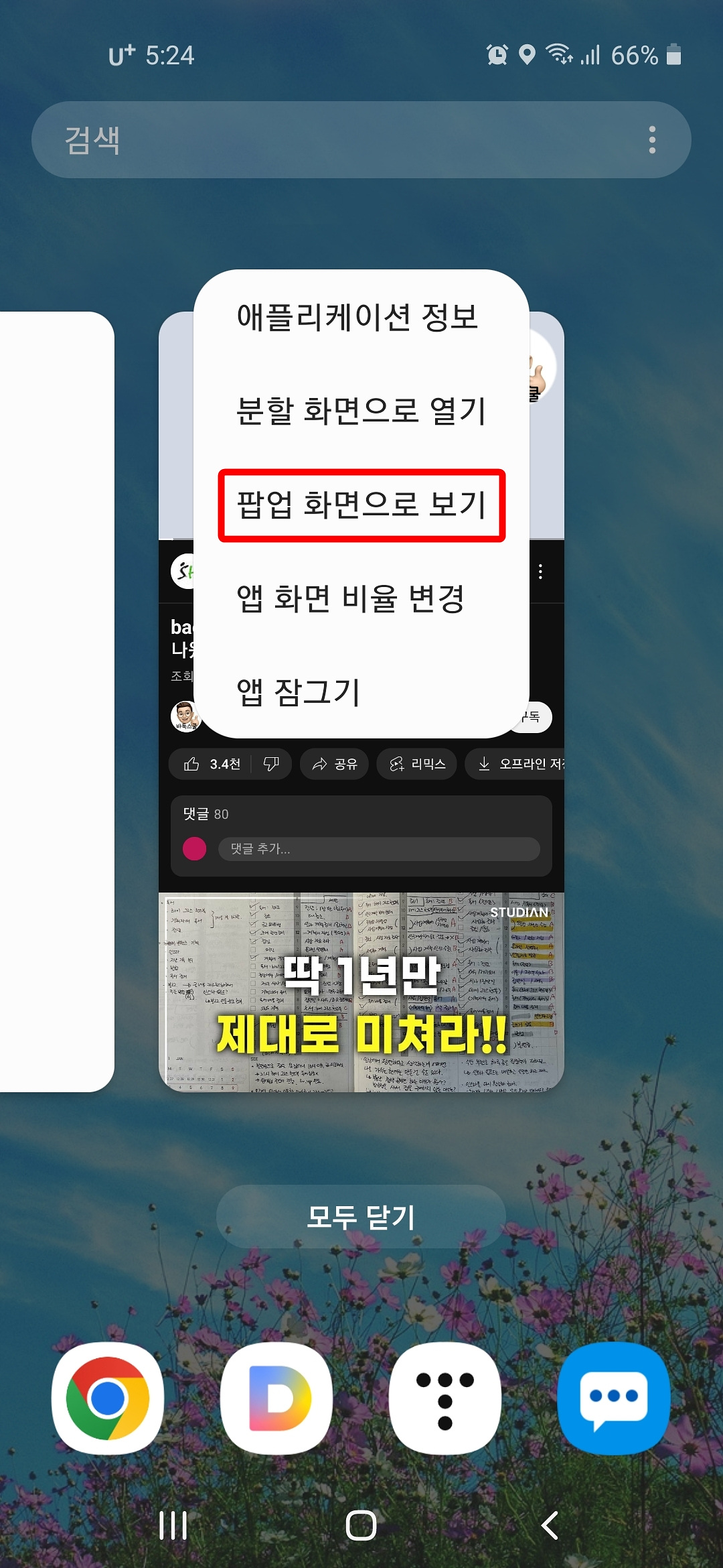 팝업 화면으로 보기