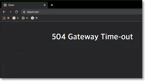 504 타임아웃