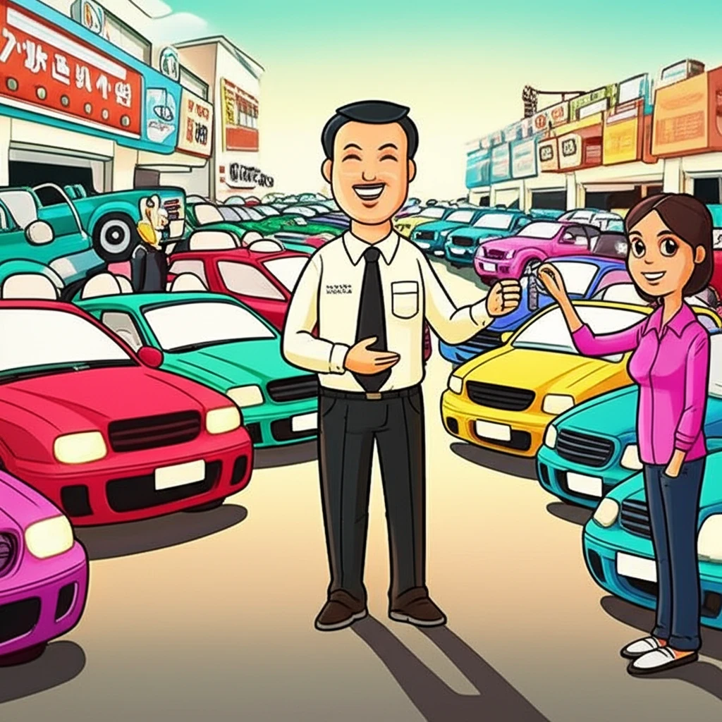 카바나, 웃음꽃 활짝! 중고차 시장,