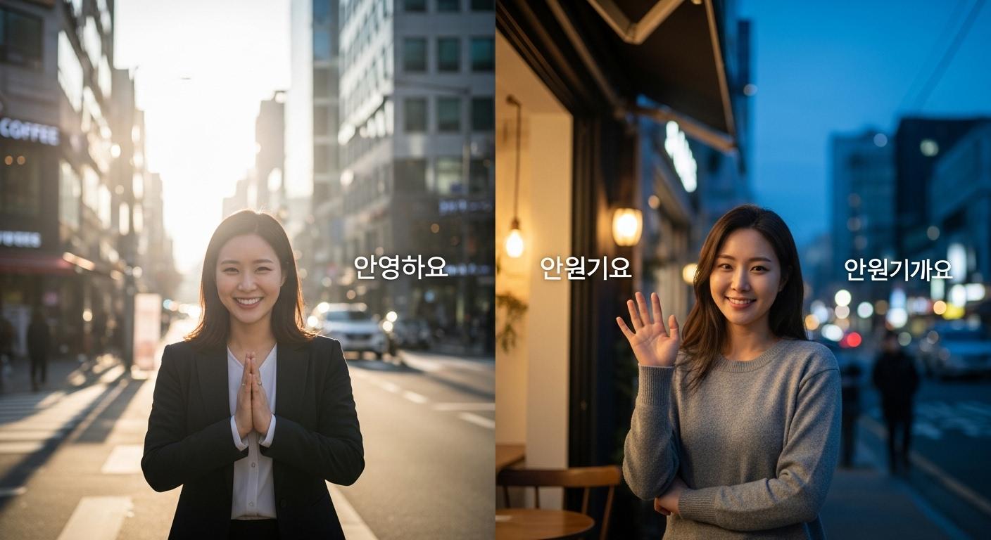 아침과 저녁 문안인사