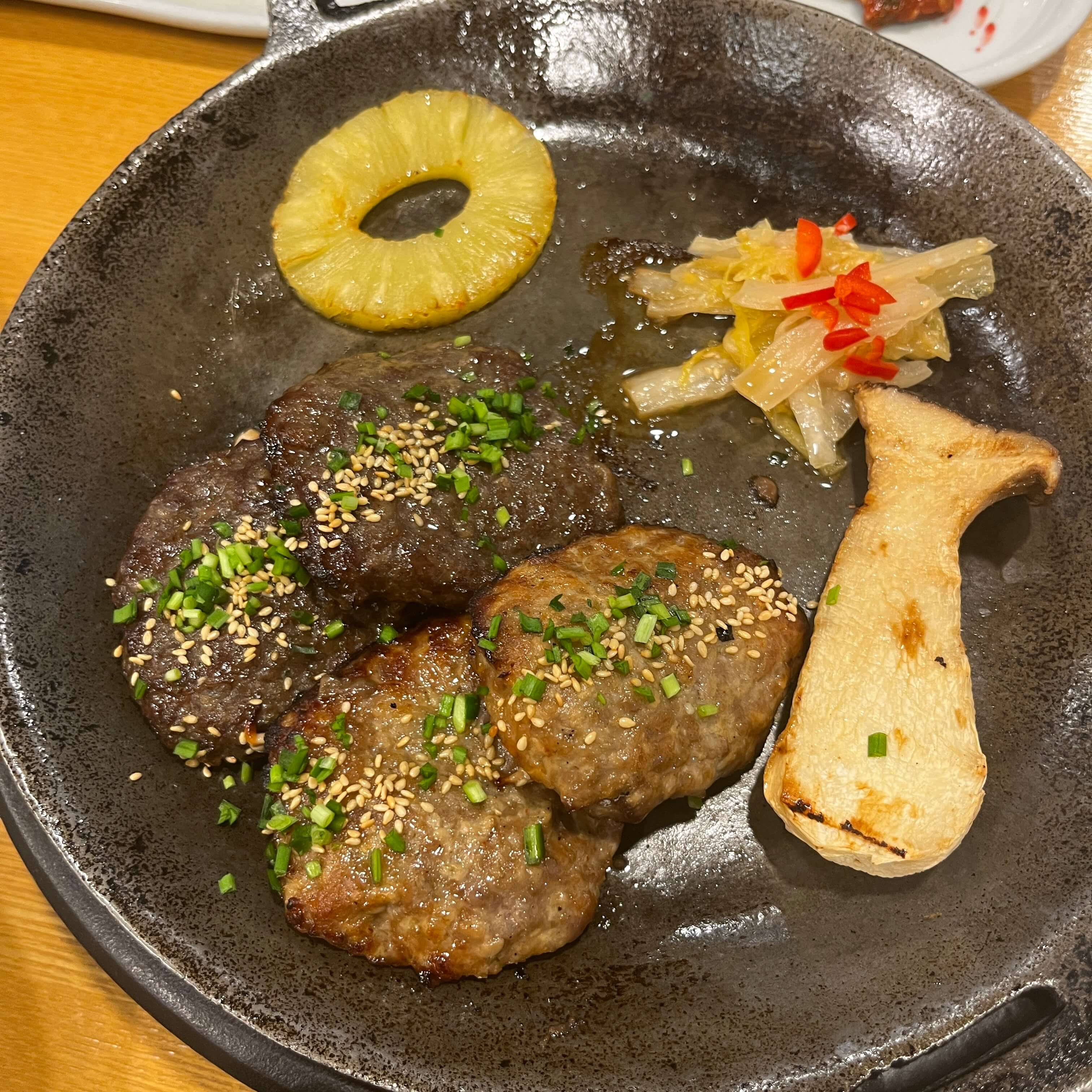 한우떡갈비 + 한돈떡갈비
