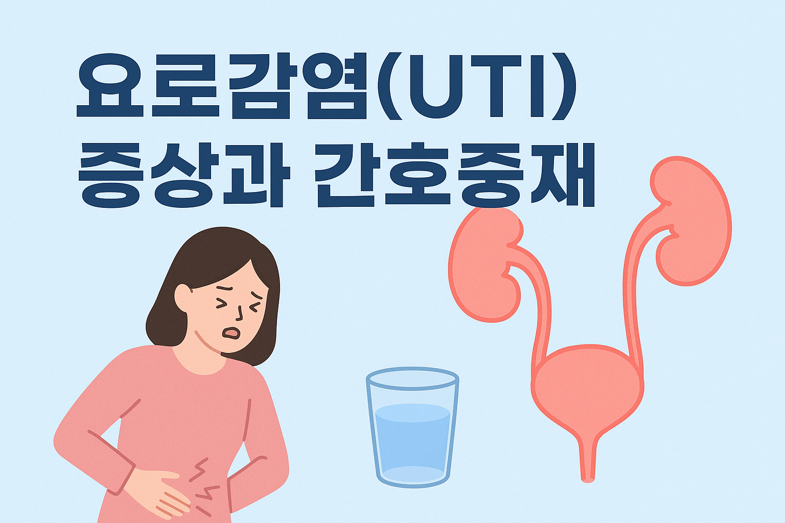 요로감염(UTI) 증상과 간호중재 ❘ 방광염·신우신염 원인부터 예방법까지