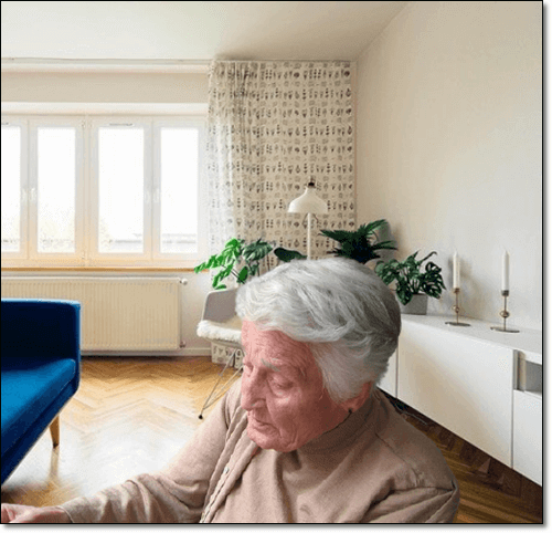 노인성 치매 환자