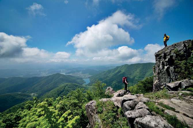 방장산 등산지도