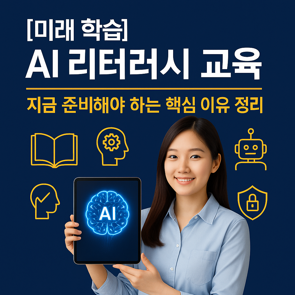 [미래 학습] AI 리터러시 교육 ｜ 지금 준비해야 하는 핵심 이유 정리