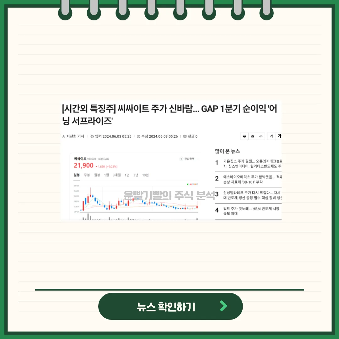 씨싸이트 뉴스