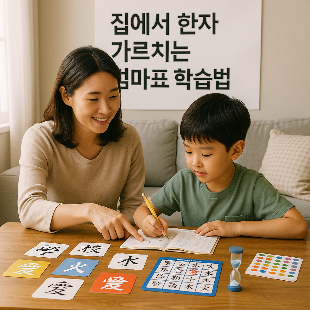 집에서 한자 가르치는 엄마표 학습법