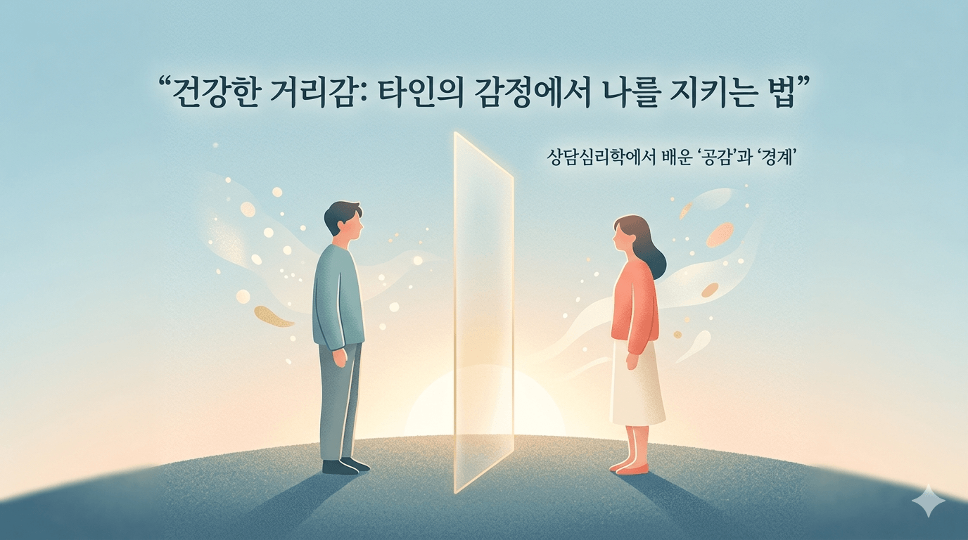 상담심리학에서 배운 '공감'과 '경계'