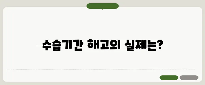 수습기간 해고 진짜 가능한가요?