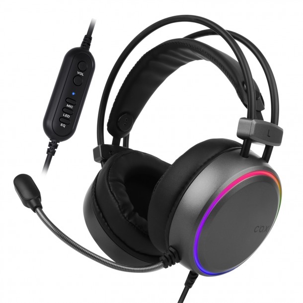 COX CH43 Virtual 7.1 ENC EQ RGB 게이밍 헤드셋