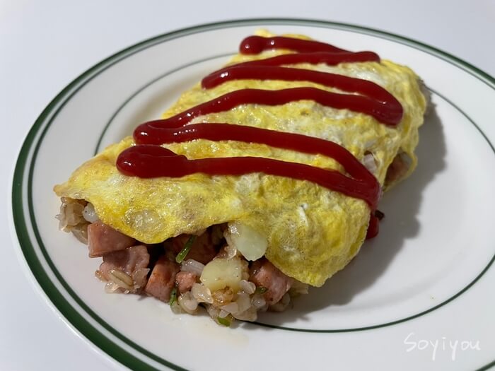 곤약밥-오므라이스