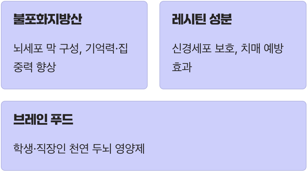 뇌를 깨우는 똑똑한 간식