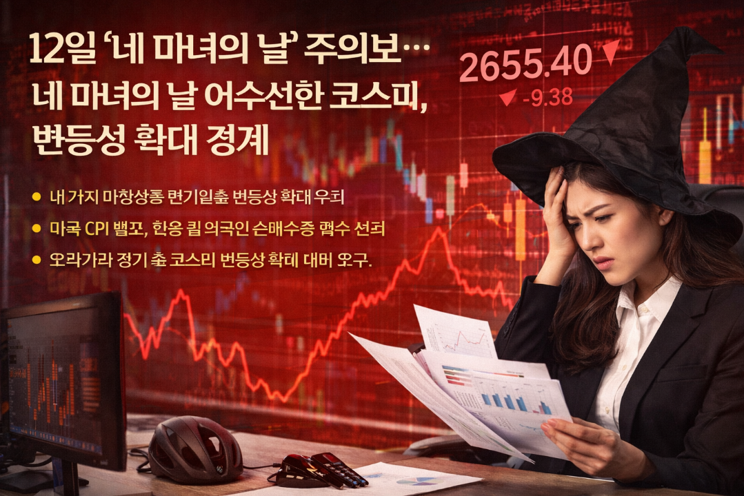 3월 12일 네 마녀의 날 뜻과 어수선한 코스피 급변동 대응법