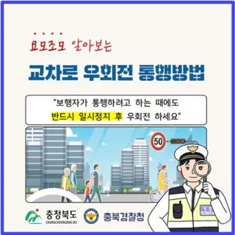 우회전 방법과 일시정지 방법 신호위반 단속 우회전시 횡단보도 파란불 관련 정리_17