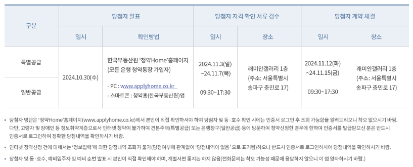잠실 래미안아이파크 일반분양 : 잠실 진주아파트 재건축