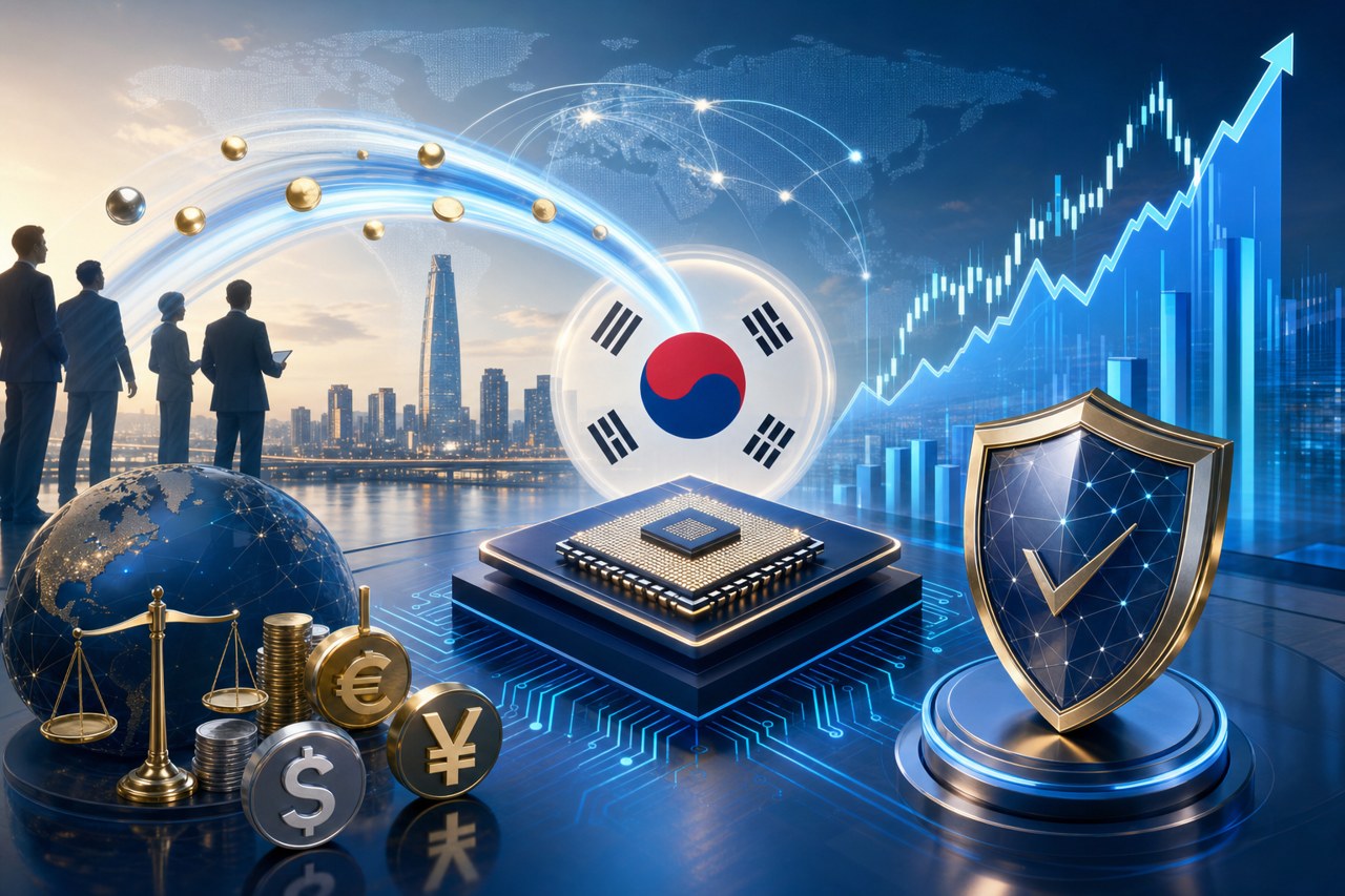 삼성전자 외국인 수급 환율 반도체 시장을 상징하는 텍스트 없는 이미지
