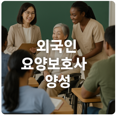 요양보호사 유학생제도(양성대학, 비자혜택, 일자리)