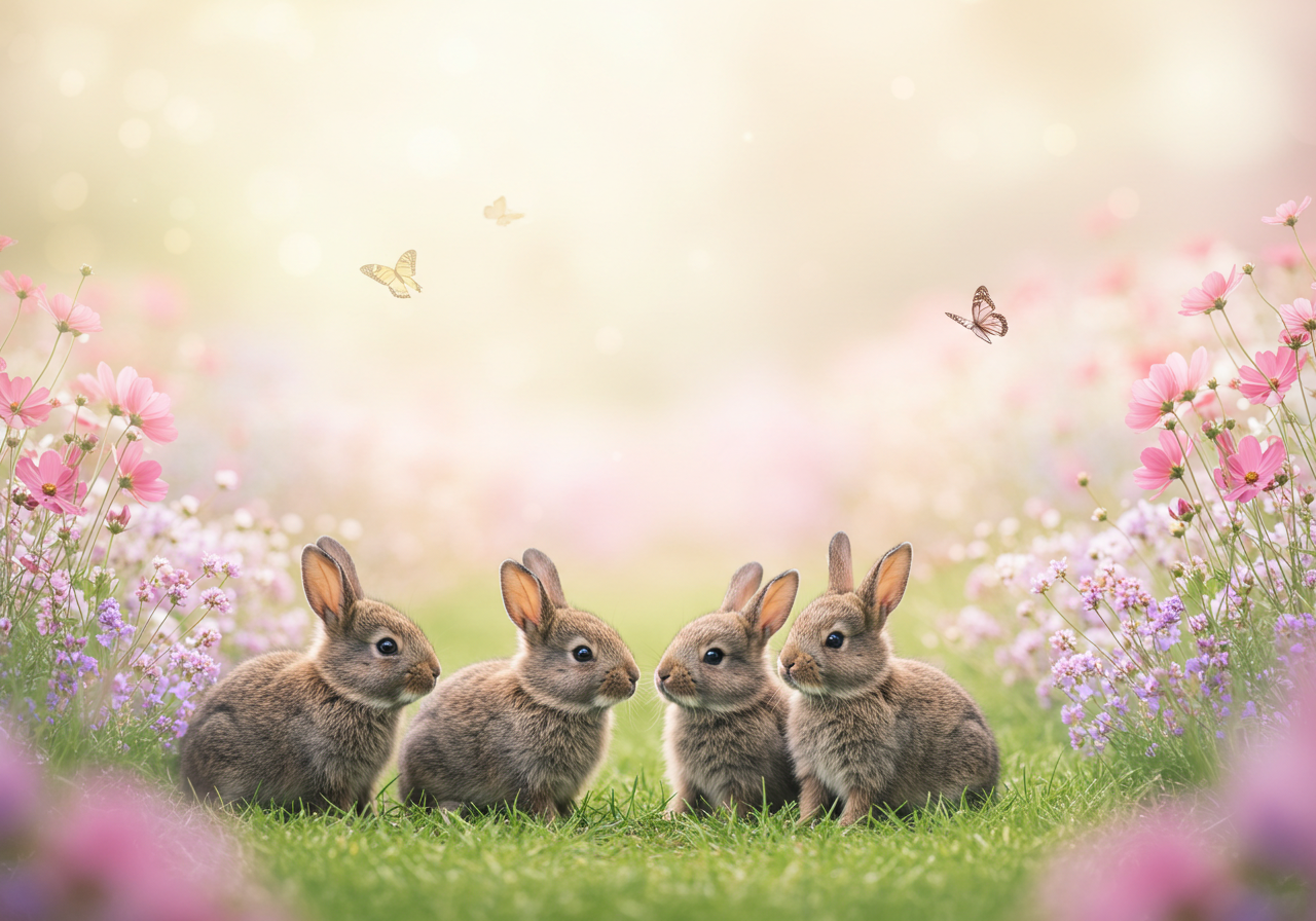 새끼토끼 꿈 해몽 - 태몽과 새로운 시작