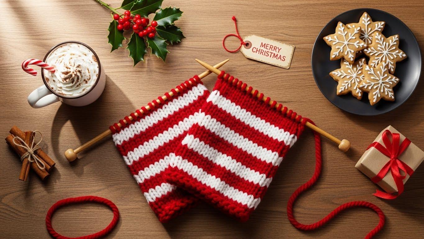 크리스마스 뜨개질