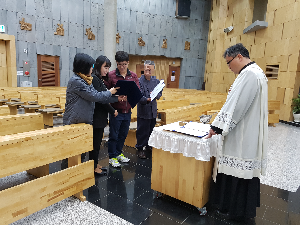 관면혼배 받던 날